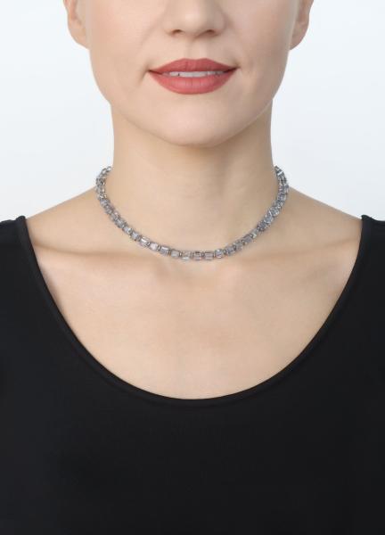 light blue crystal blue shade - Cubes - Halskette von Konplott